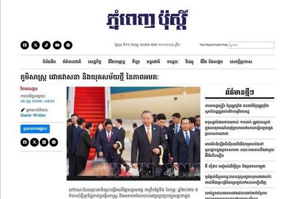 Báo chí Phnom Penh viết về quan hệ Việt Nam – Campuchia phát triển mới: Động lực mới cho hợp tác và du lịch song phương-image