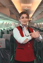Tiếp viên hãng bay Fly Baghdad