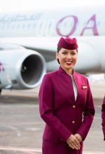 Tiếp viên hãng bay Qatar Airways